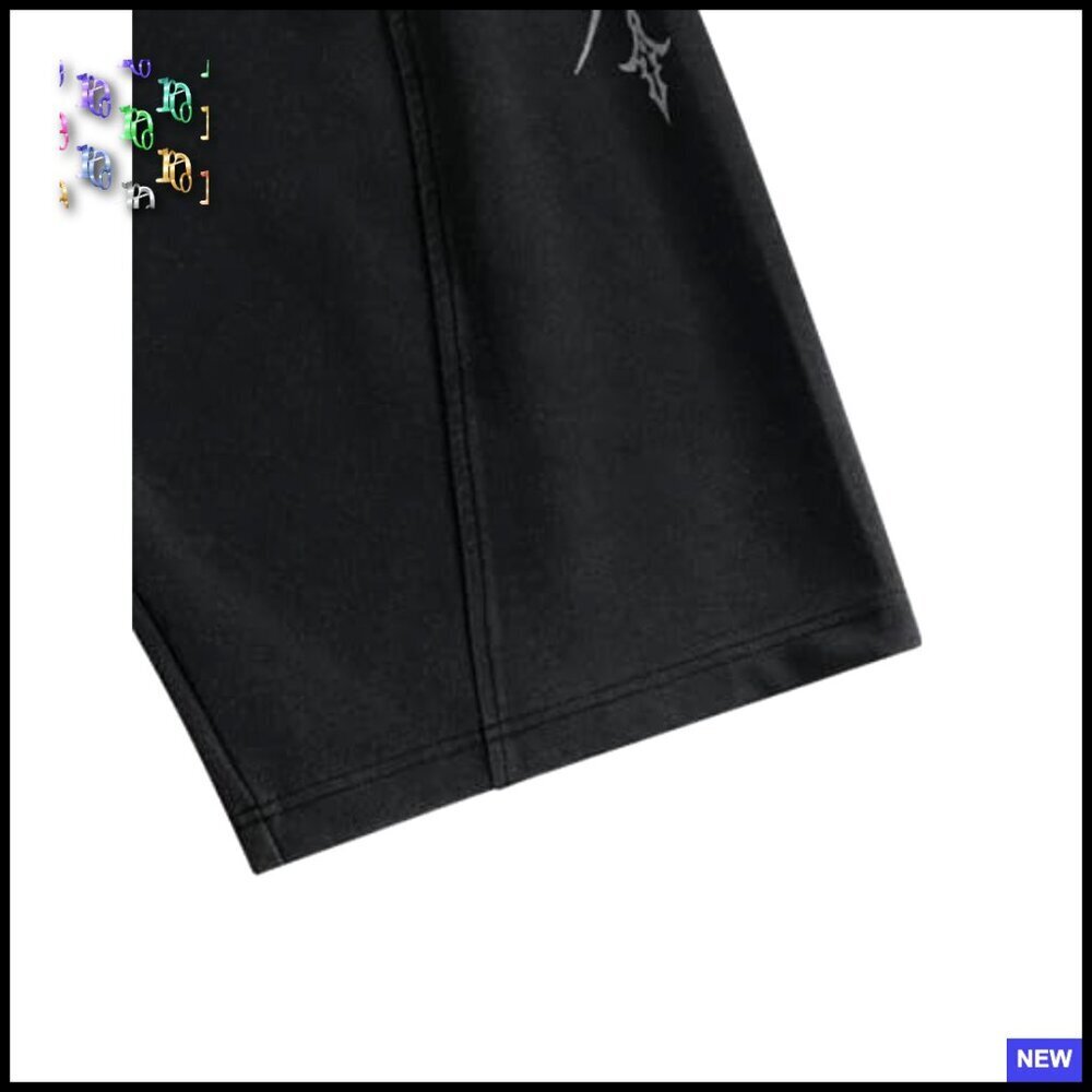 Wide Leg Sweatpants Vintage Y2K Graphic Print Unisex Baggy Casual Pants - Picture 7 of 7